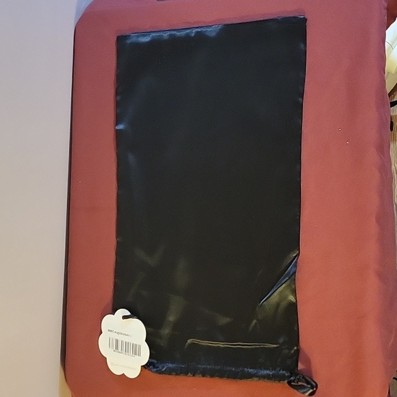 Black Satin Undercover Style Helpers Tie Bag - Picture 2 of 4